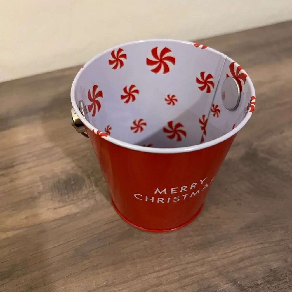 Target Bullseyes Playground Mini Tin Christmas Pails Set of 3